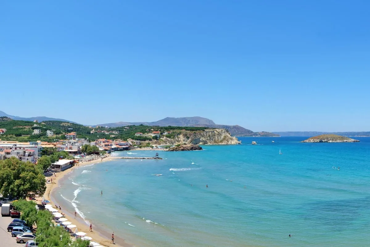 Almirida beach watersports, Crete, Greece