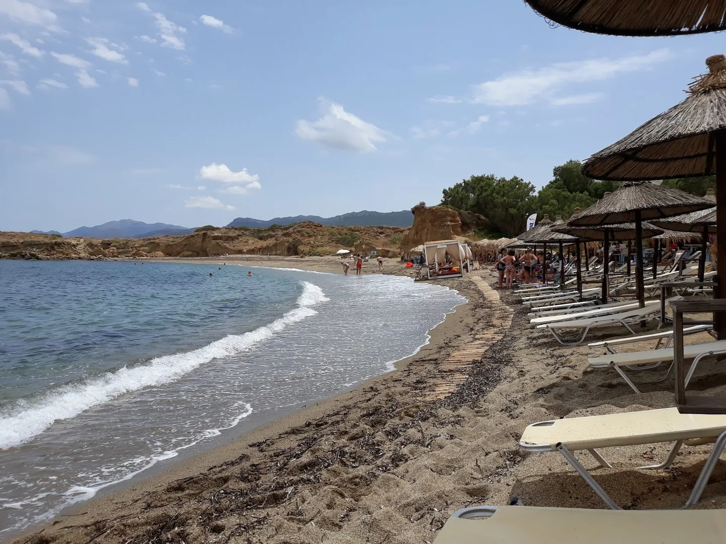 Ampelakia (Tourkovigla) beach watersports, Thessaly, Greece