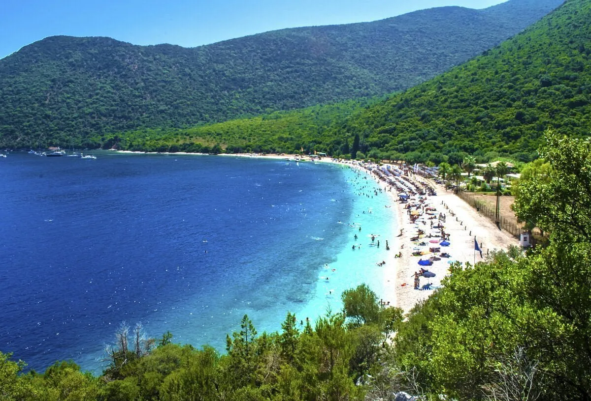 Antisamos beach watersports, Ionian-Islands, Greece