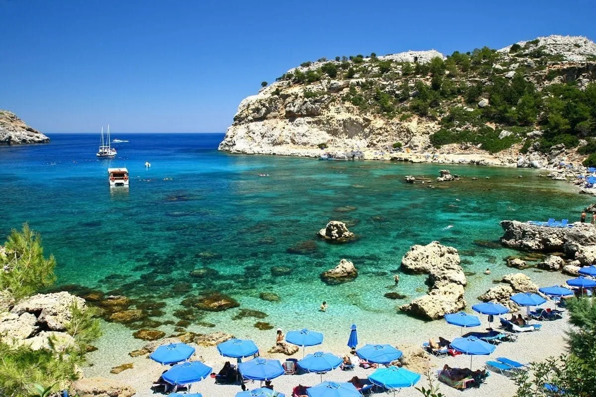 Antoni Kouin beach watersports, South-Aegean, Greece