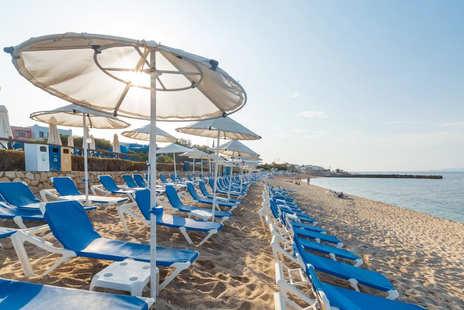 Hersonisos Beach watersports scene