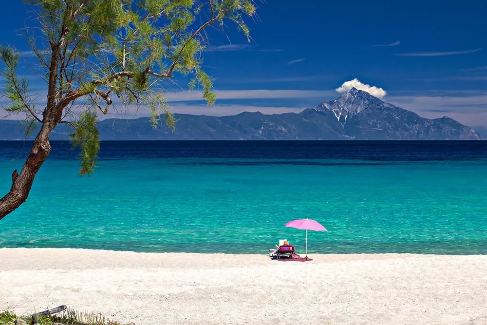 Armenistis beach watersports, Central-Macedonia, Greece