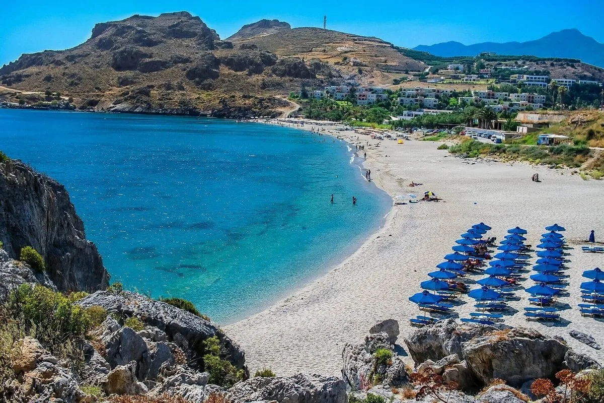Damnoni beach watersports, Crete, Greece