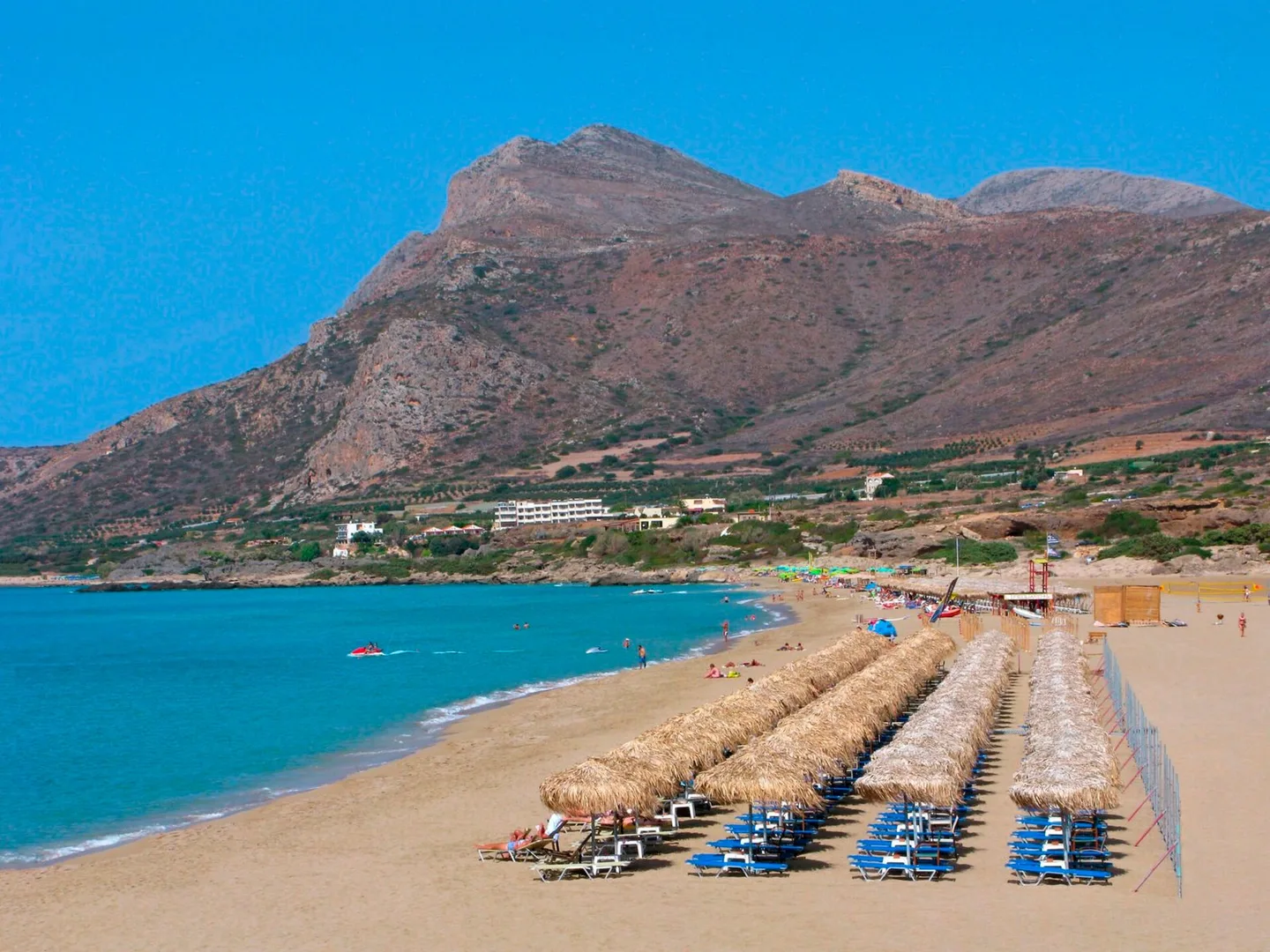 Falassarna beach watersports, Crete, Greece