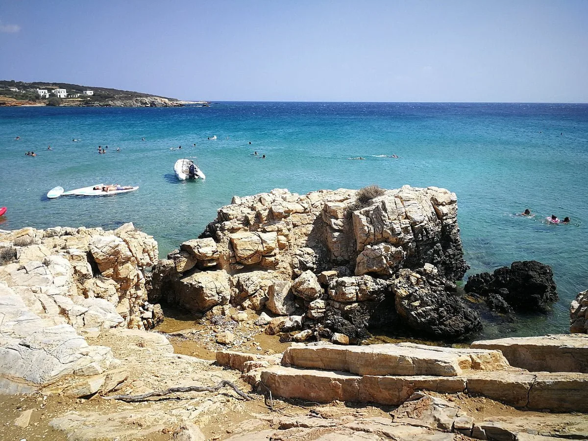 Farangas Agkerias Parou beach watersports, South-Aegean, Greece