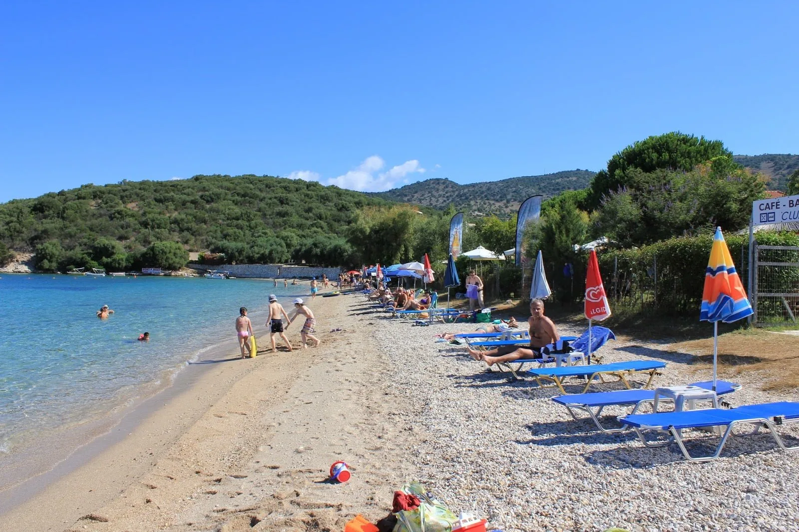Gallikos Molos beach watersports, Epirus, Greece