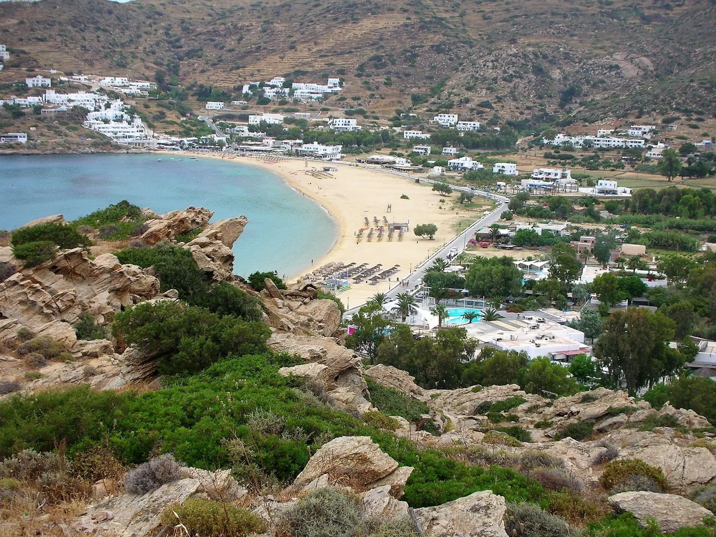 Gialos Manganiti beach watersports, North-Aegean, Greece
