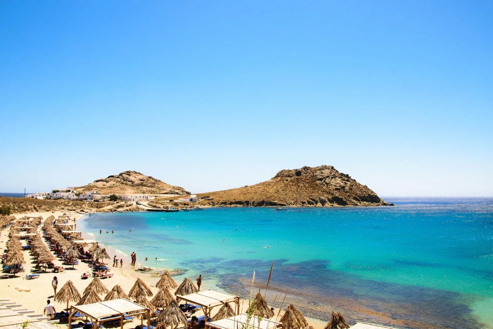 Kalafatis beach watersports, South-Aegean, Greece