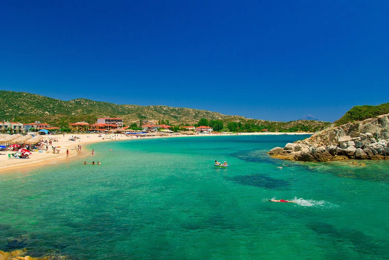 Kalamitsi beach watersports, Central-Macedonia, Greece