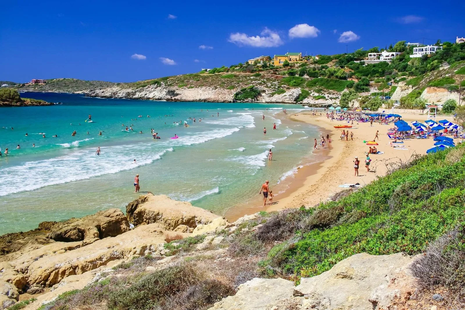 Kalathas beach watersports, Crete, Greece