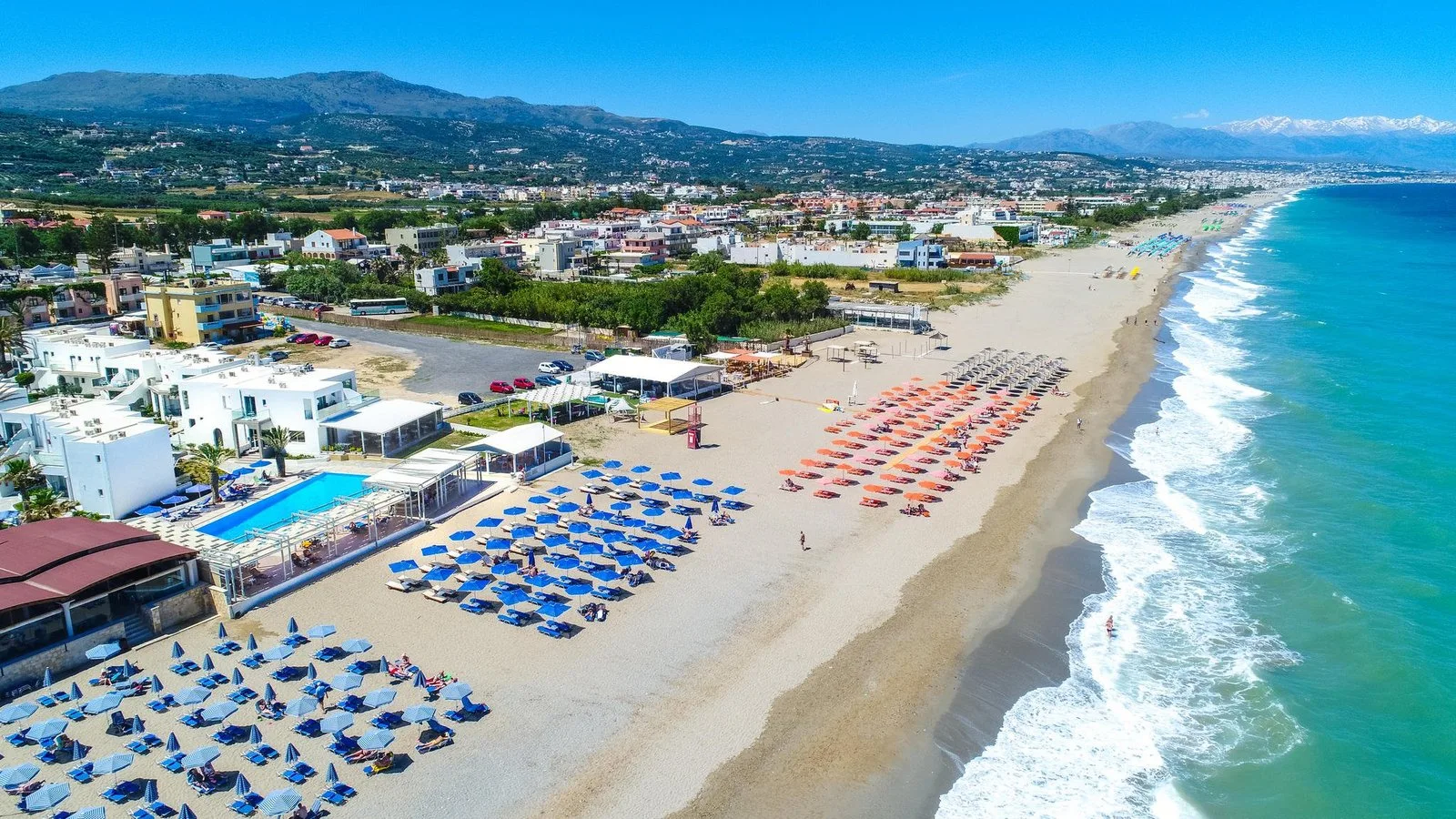 Adele beach watersports, Crete, Greece