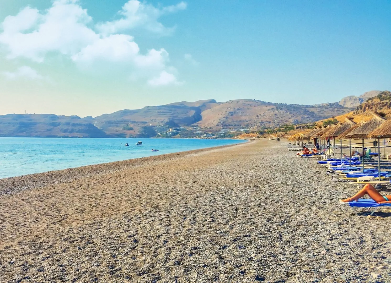Kalathos watersports scene