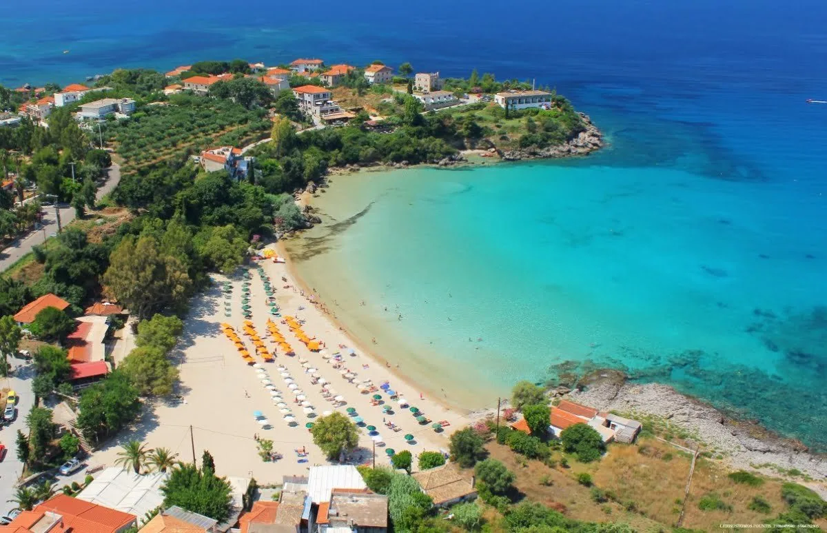 Kalogria Manis beach watersports, Peloponnese, Greece