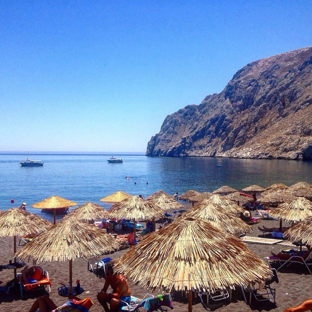 Kamari beach watersports, South-Aegean, Greece