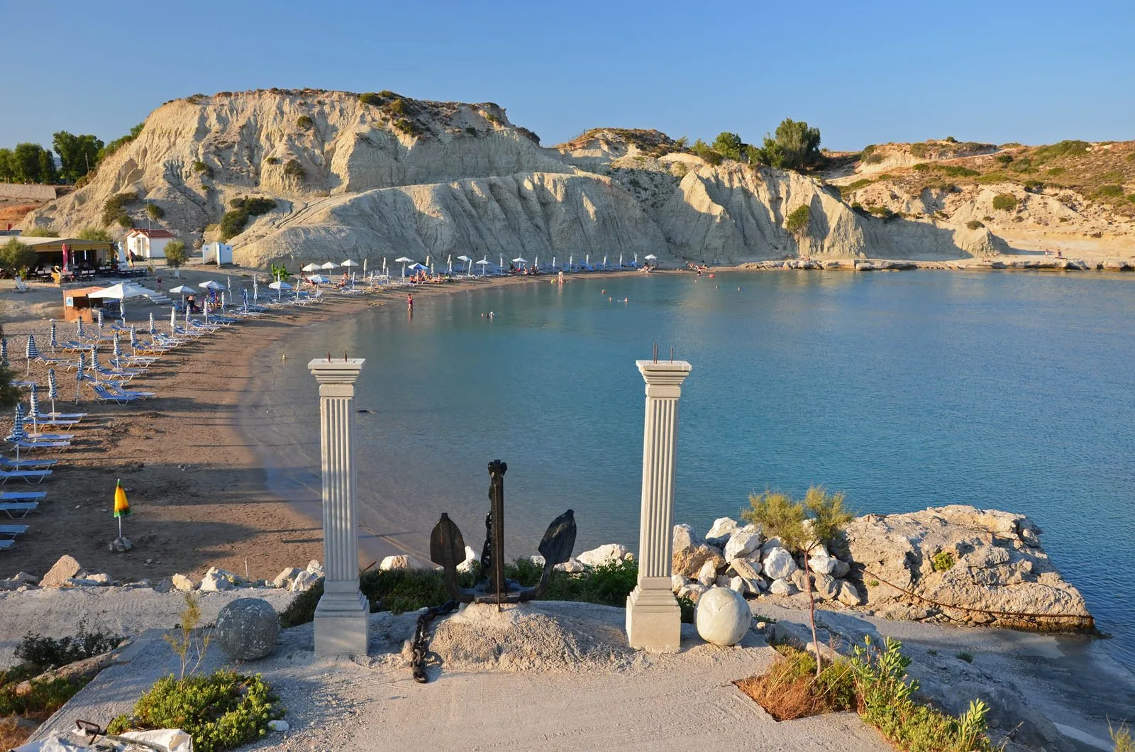 Afantou beach watersports, South-Aegean, Greece