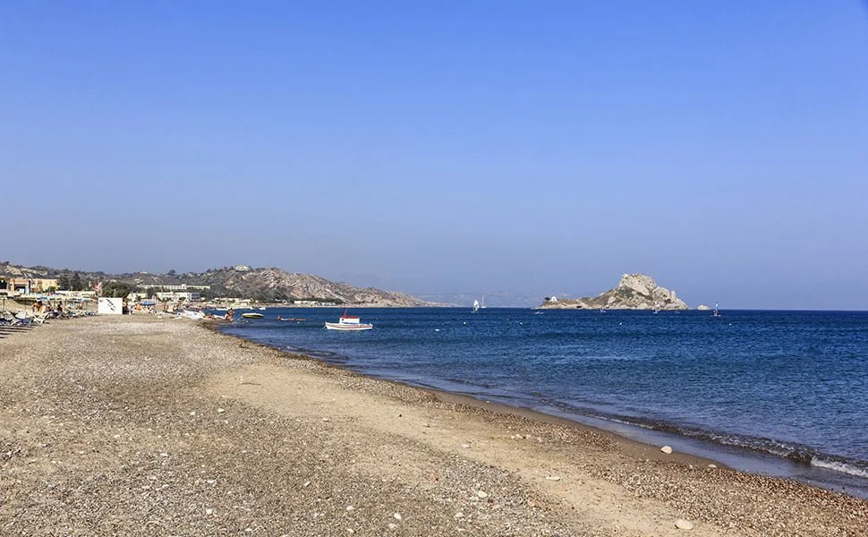 Kamari Kefalou beach watersports, South-Aegean, Greece