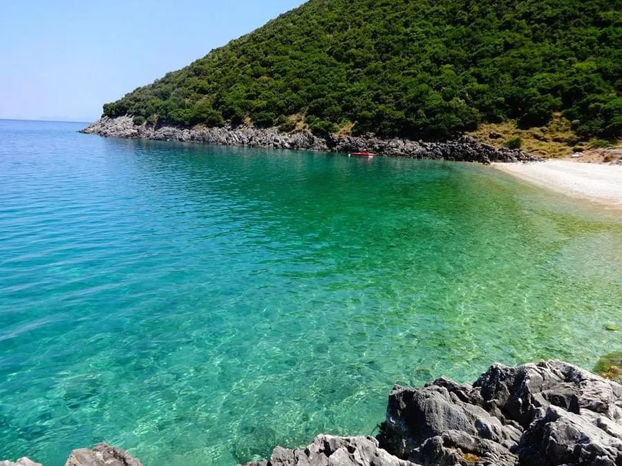 Kaminia Vathi Ithakis beach watersports, Ionian-Islands, Greece
