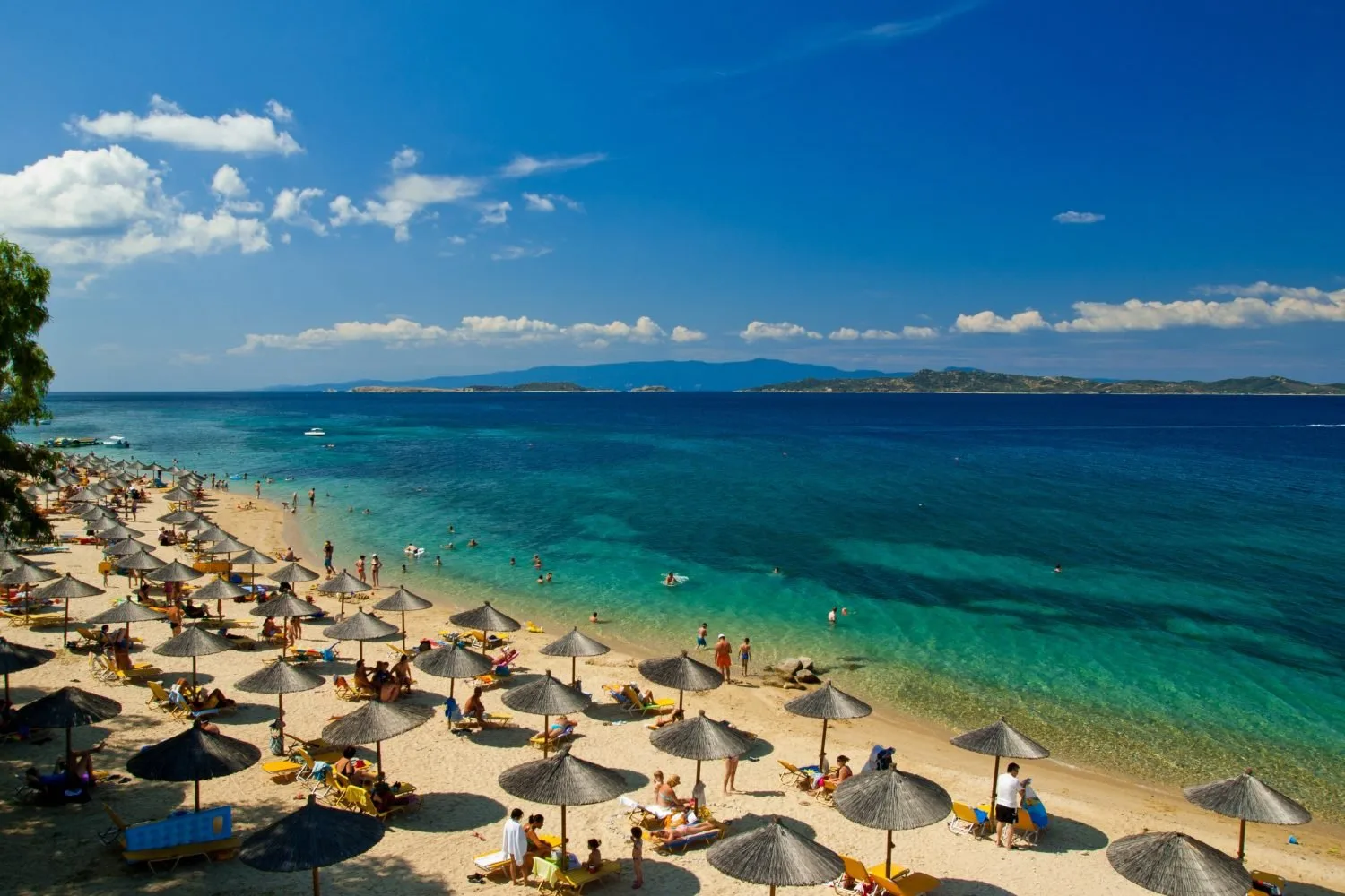 Kampoudi beach watersports, Central-Macedonia, Greece