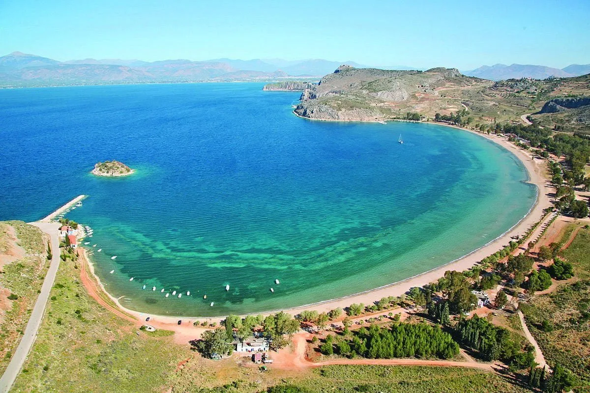 Karathona beach watersports, Peloponnese, Greece