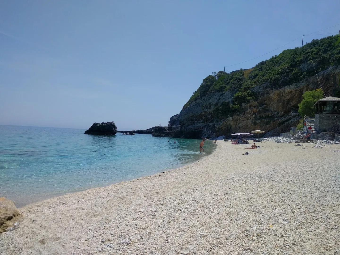 Karavostasi Mylopotamou watersports scene