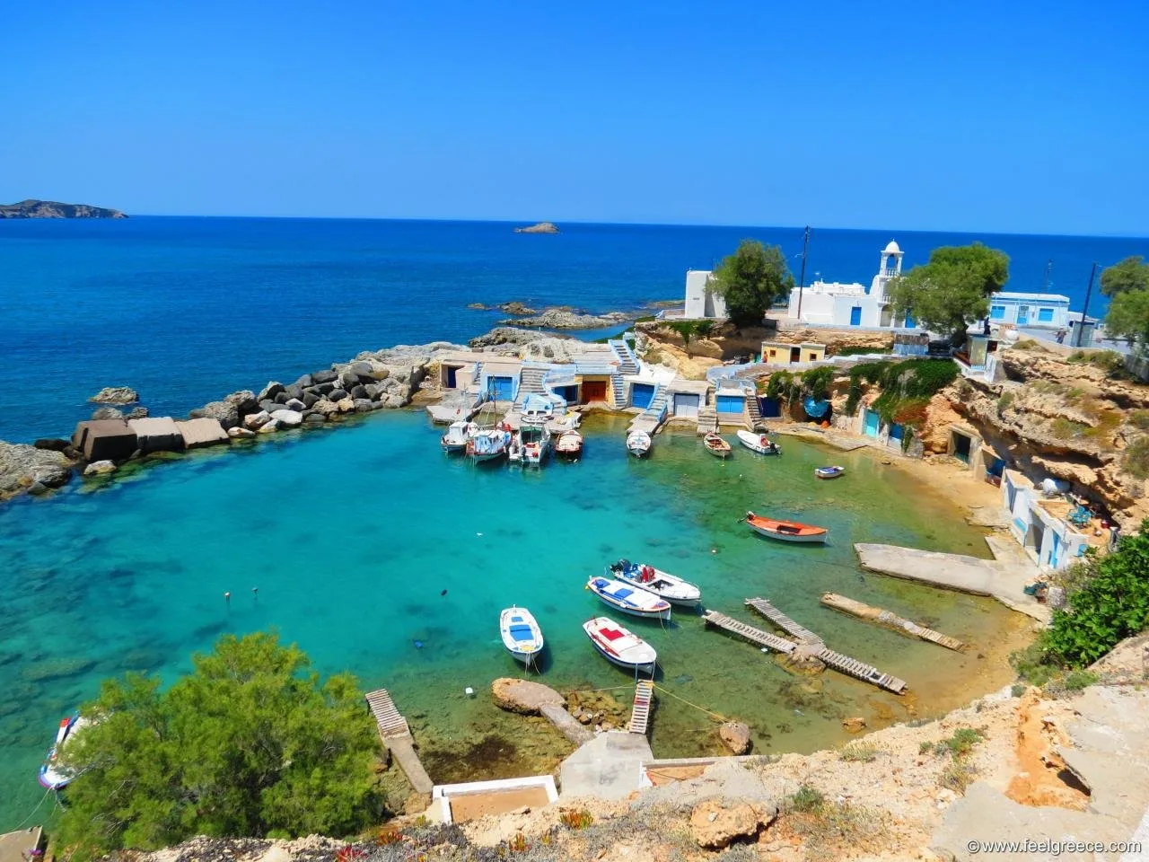 Kareklas (Mandrakia) watersports scene