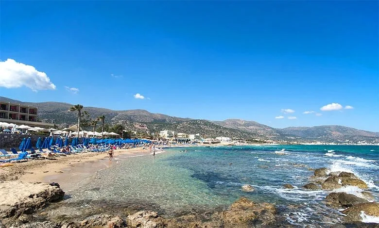 Malia watersports scene