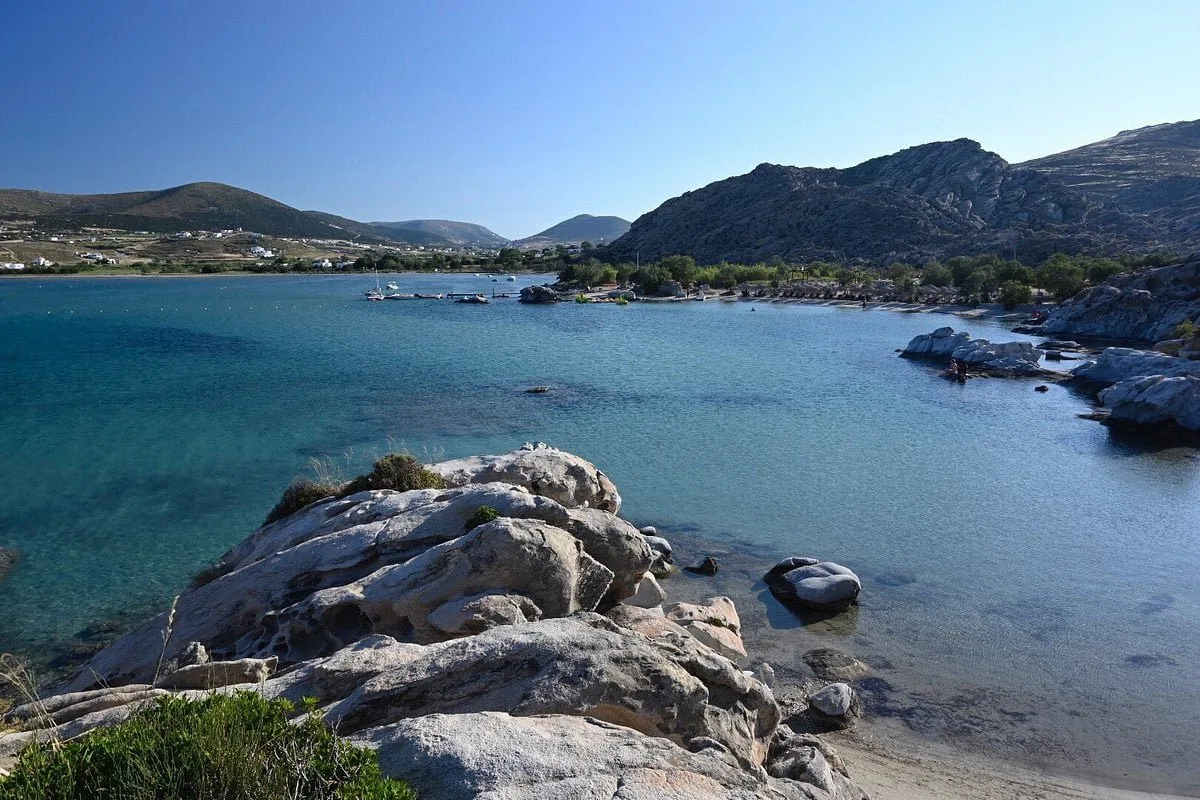 Kolimpithres beach watersports, South-Aegean, Greece