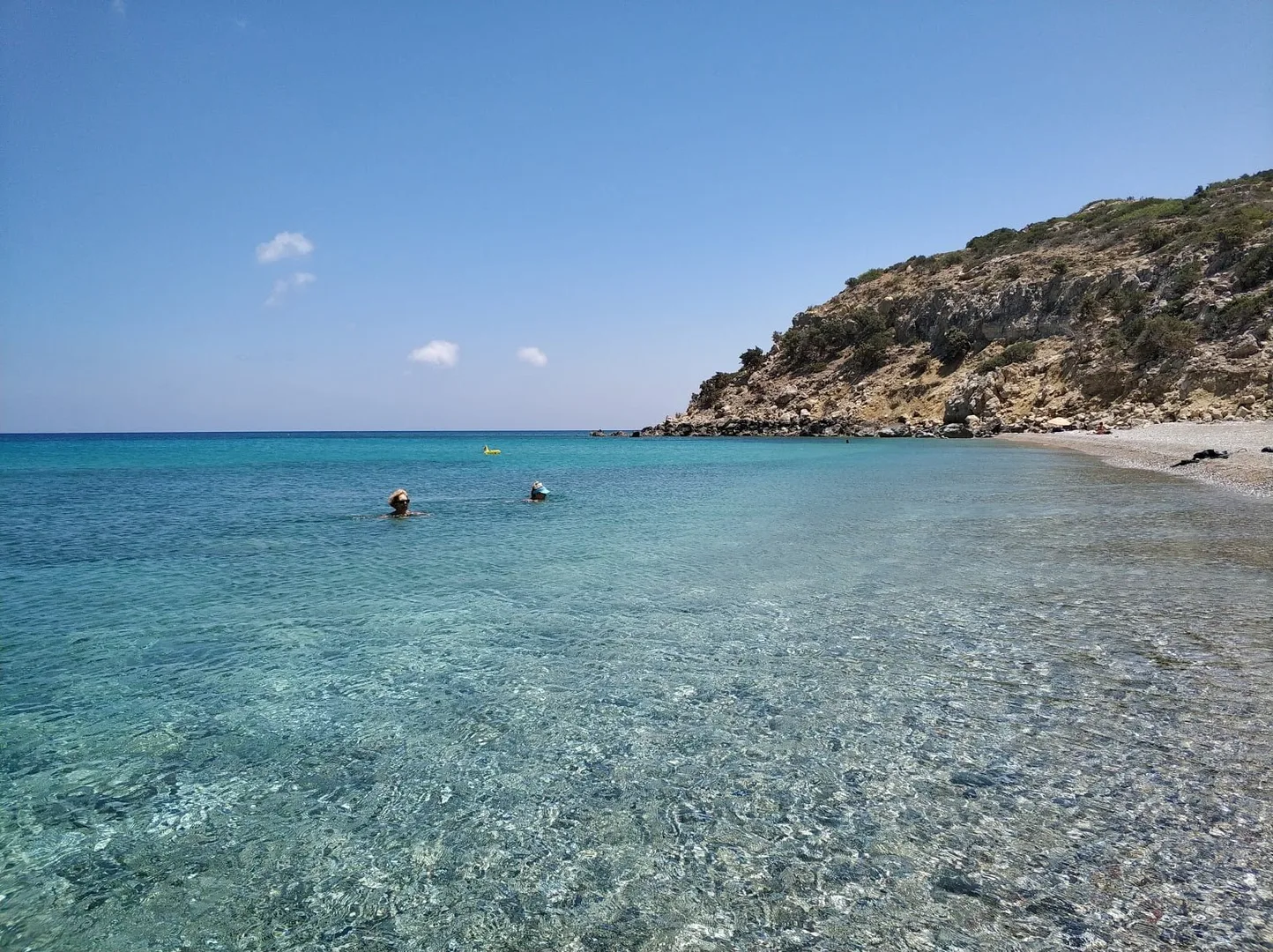 Korfos watersports scene
