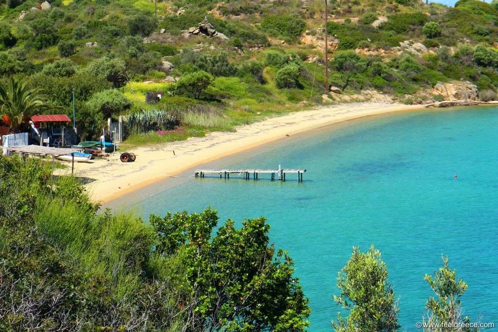 Limani Tserki Ammoulianis beach watersports, Central-Macedonia, Greece