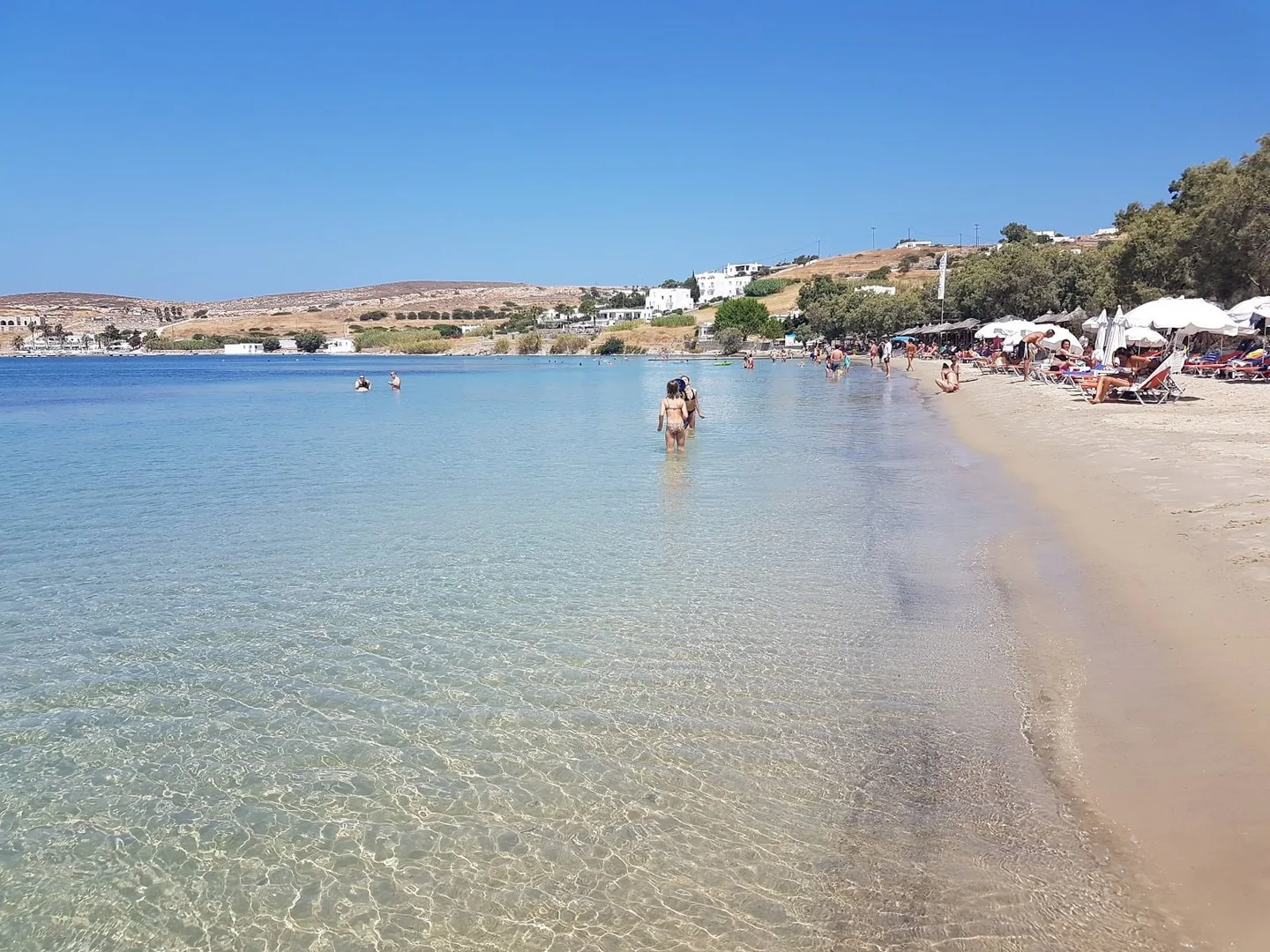 Livadia Antiparou beach watersports, South-Aegean, Greece