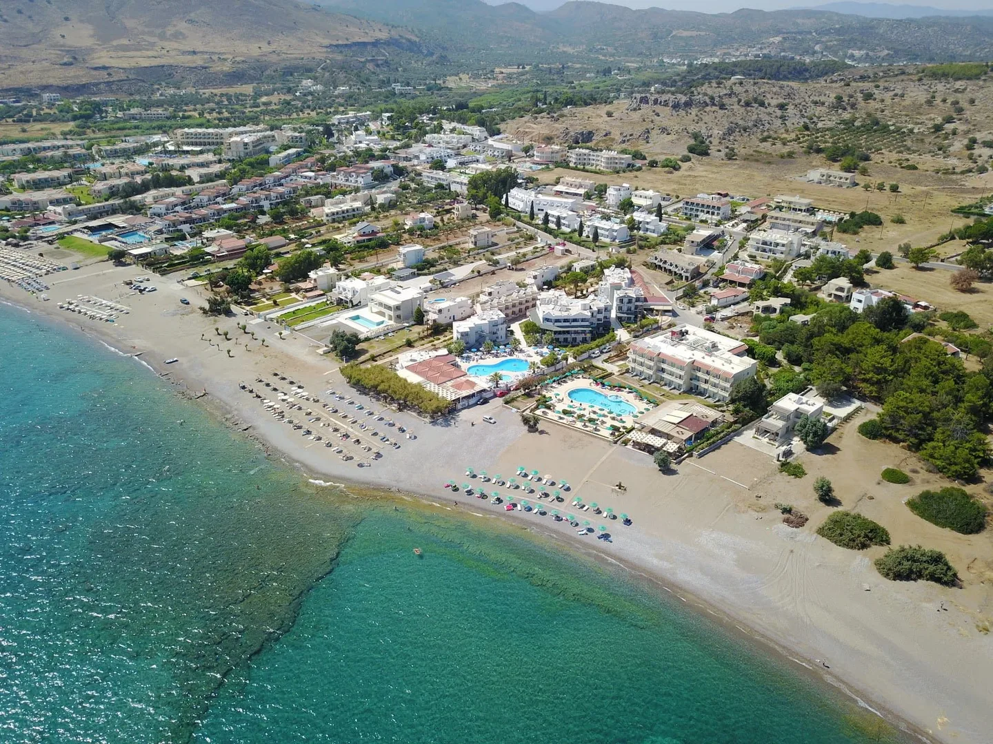 Lothiarika (Lardou) beach watersports, South-Aegean, Greece