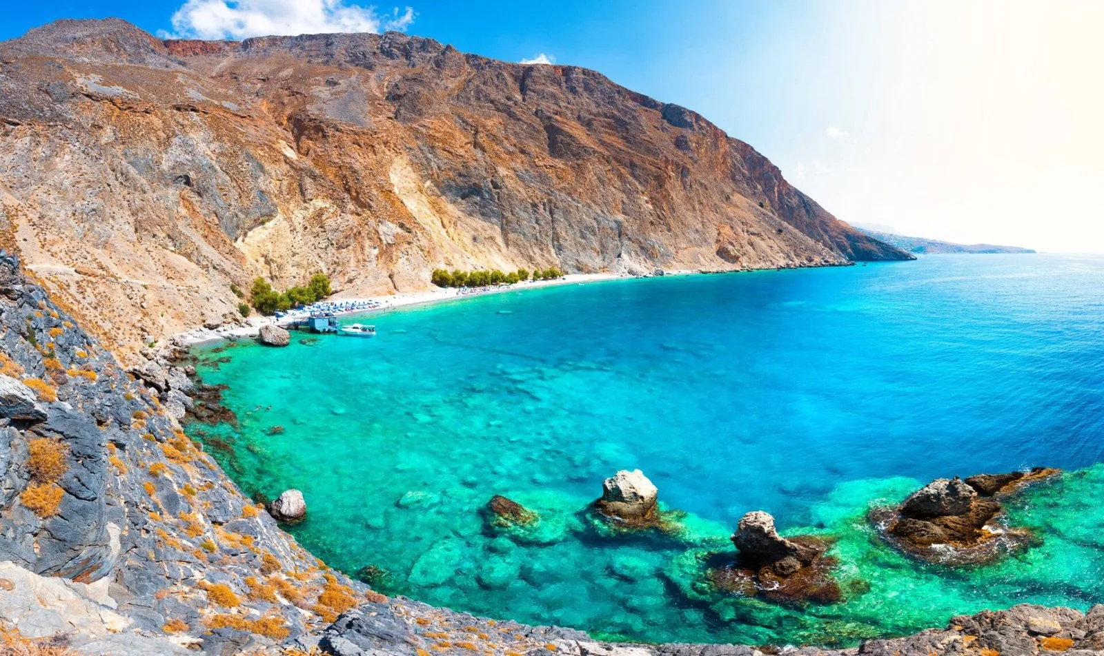 Loutro Sfakion beach watersports, Crete, Greece