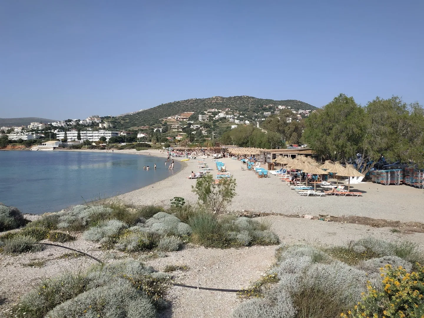 Mavro Lithari Anavissou beach watersports, Attica, Greece