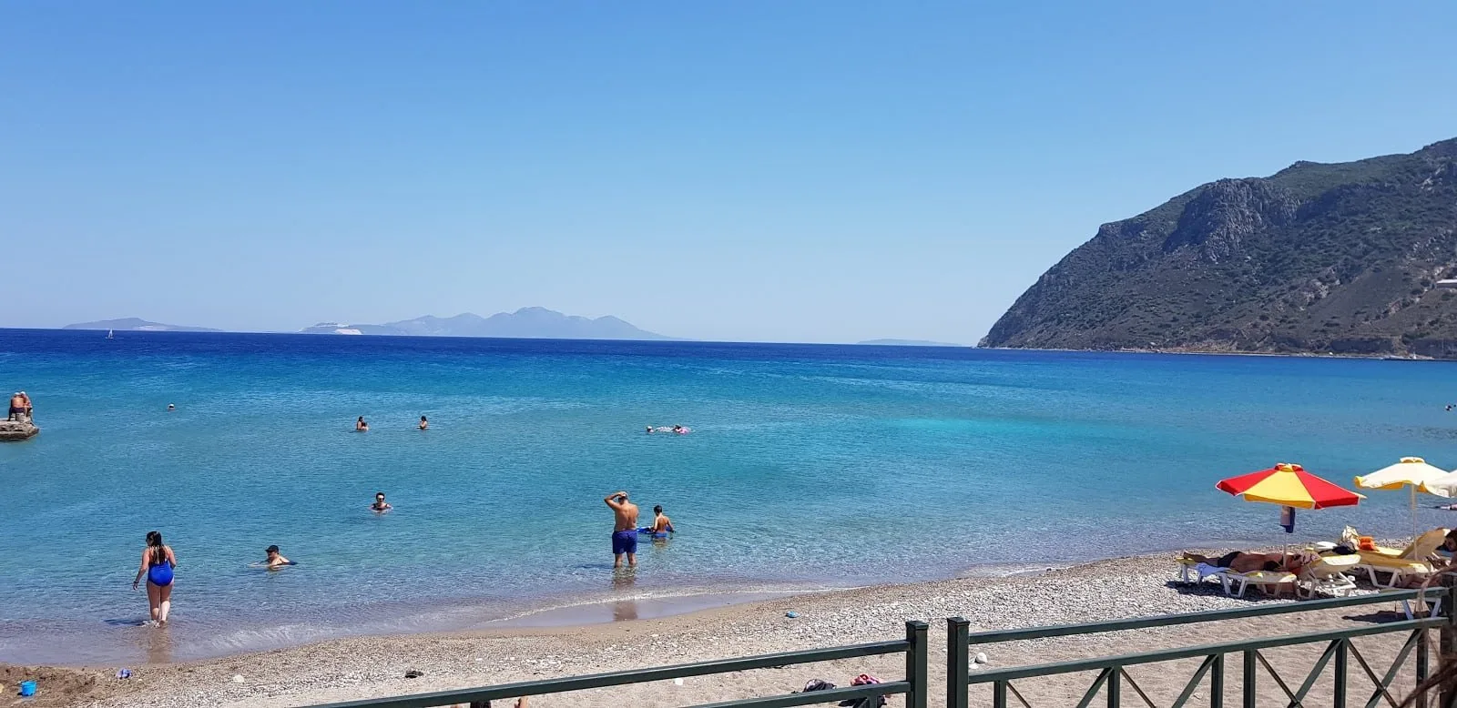 Paralia Kefalos beach watersports, South-Aegean, Greece