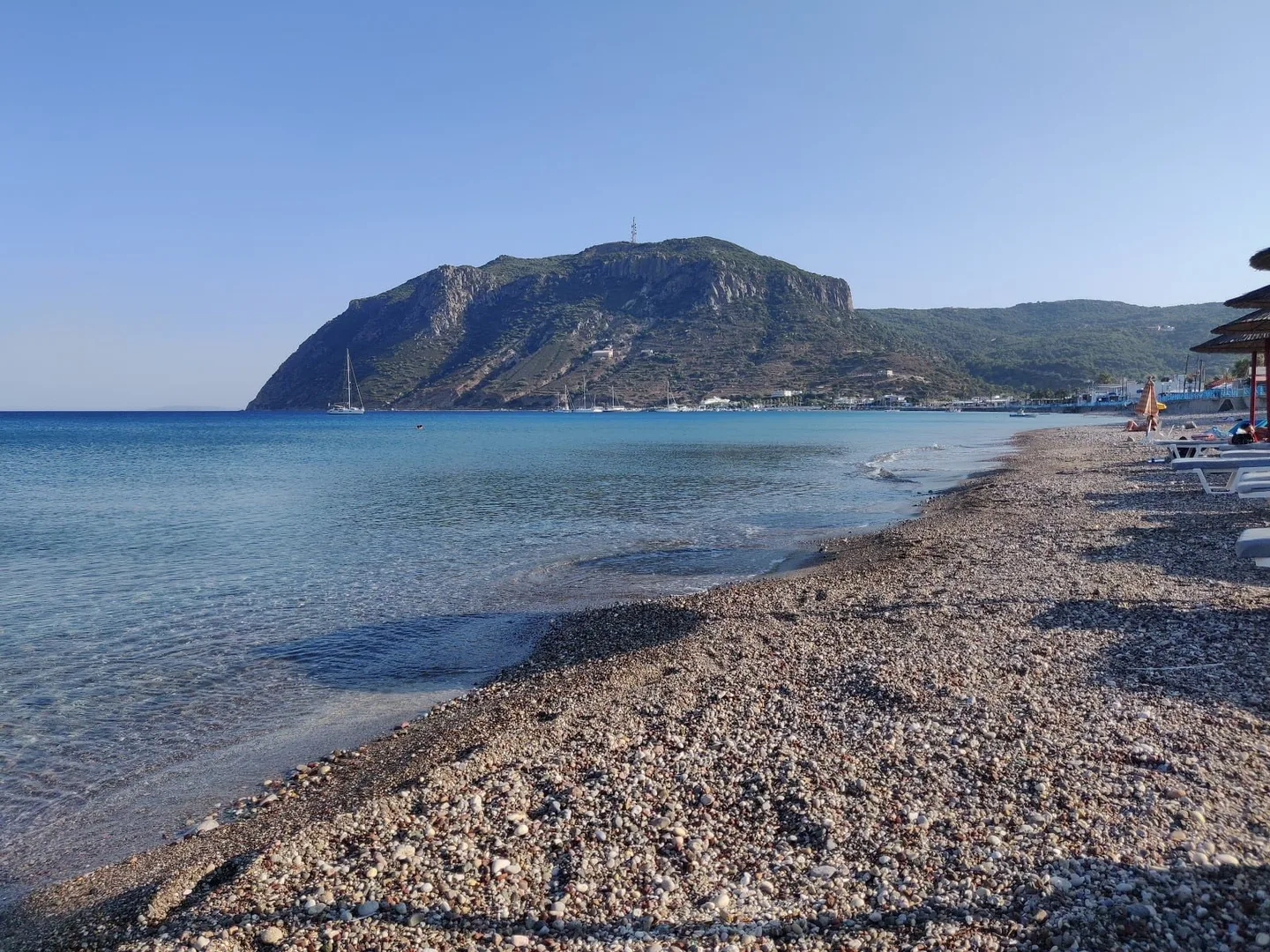 Paralia Kefalos watersports scene