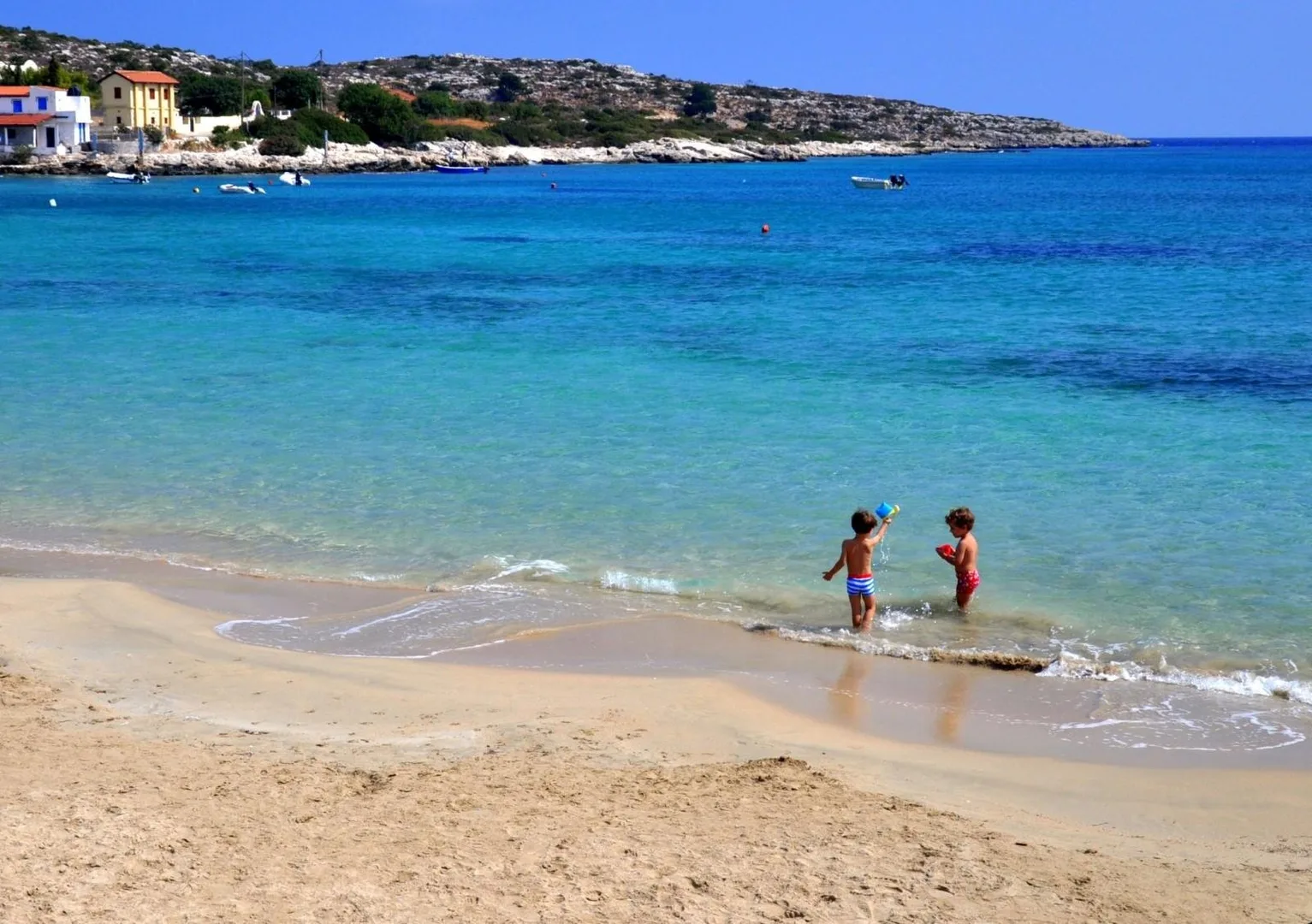 Marathi beach watersports, Crete, Greece