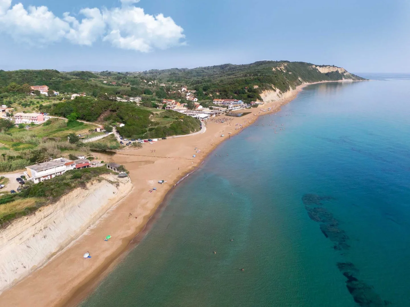Marathias Kerkyras beach watersports, Ionian-Islands, Greece
