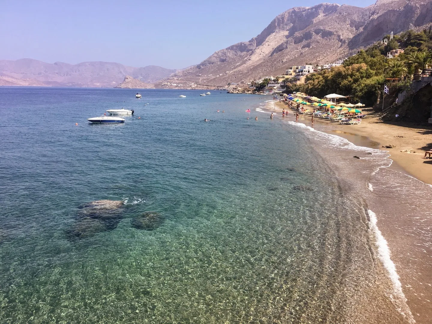 Masouri beach watersports, South-Aegean, Greece