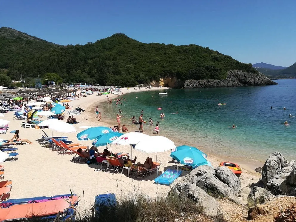 Mega Ammos beach watersports, Epirus, Greece