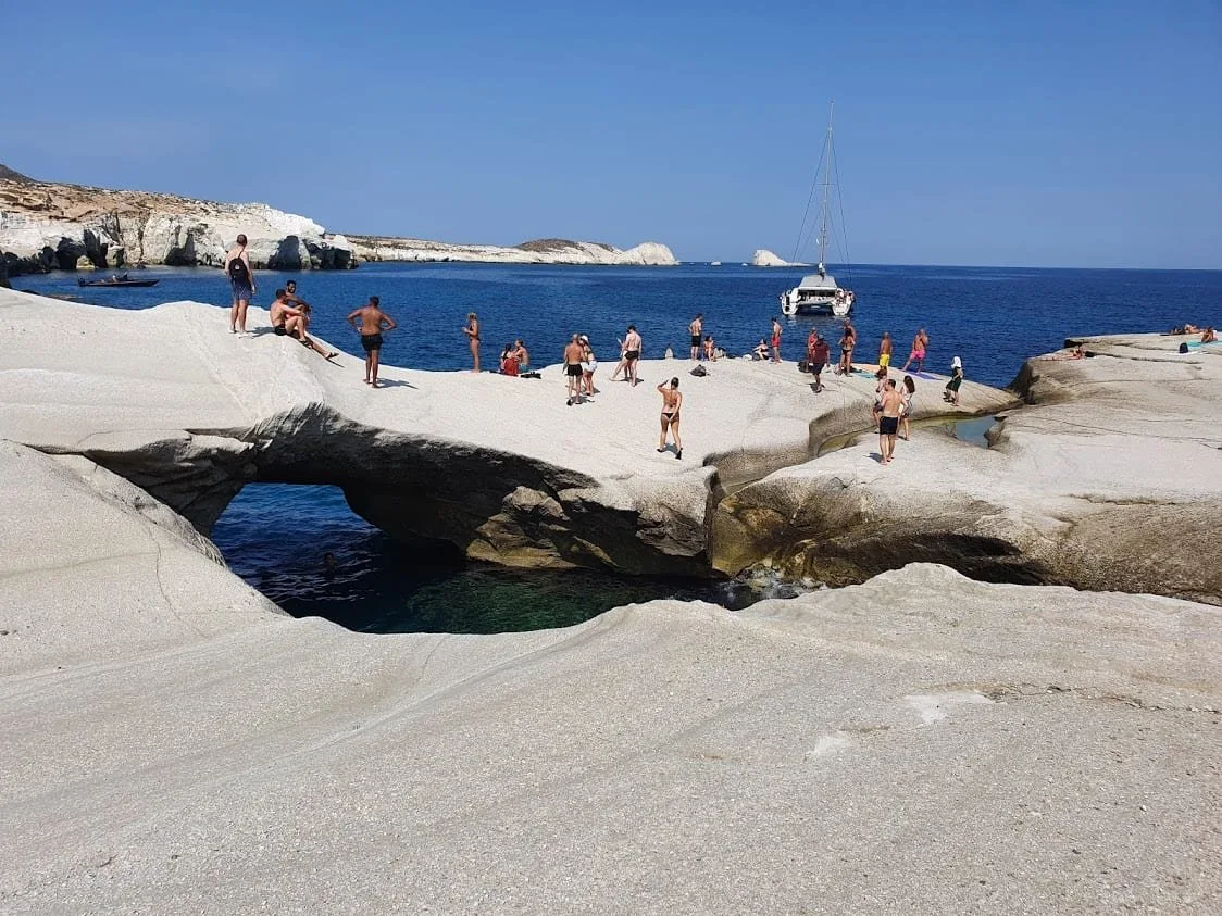 Megali Simou (Sarakiniko) beach watersports, Peloponnese, Greece