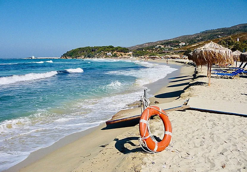 Mesakti beach watersports, North-Aegean, Greece