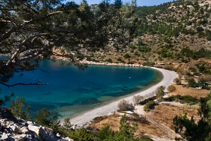 Miligkas Ton Glaron beach watersports, North-Aegean, Greece
