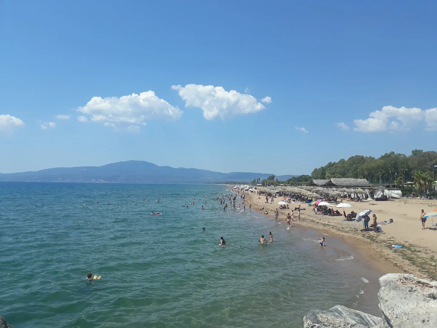 Mpouka Analipsi Messinis beach watersports, Peloponnese, Greece