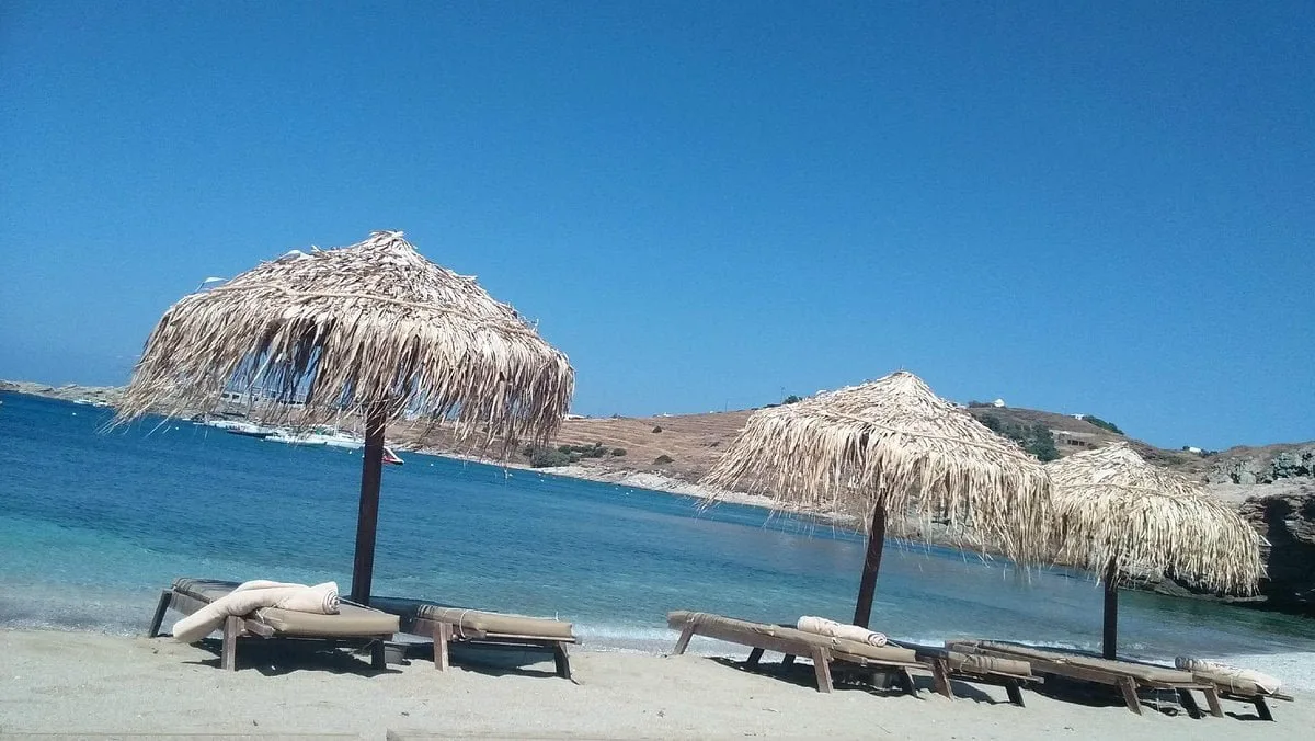 Mpouri (Koundouraki) beach watersports, South-Aegean, Greece