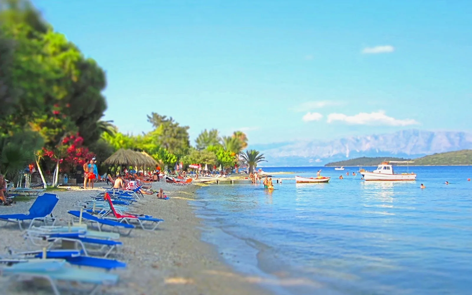 Nidri beach watersports, Ionian-Islands, Greece