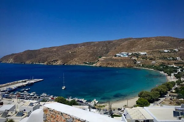 Ormos Egialis beach watersports, South-Aegean, Greece