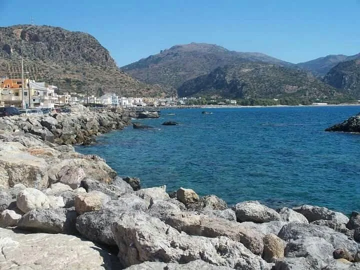 Pachia Ammos beach watersports, Crete, Greece