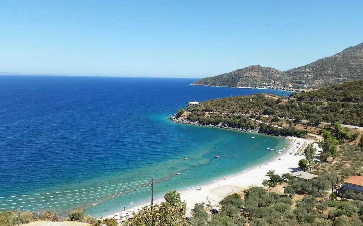 Tigani beach watersports, Peloponnese, Greece