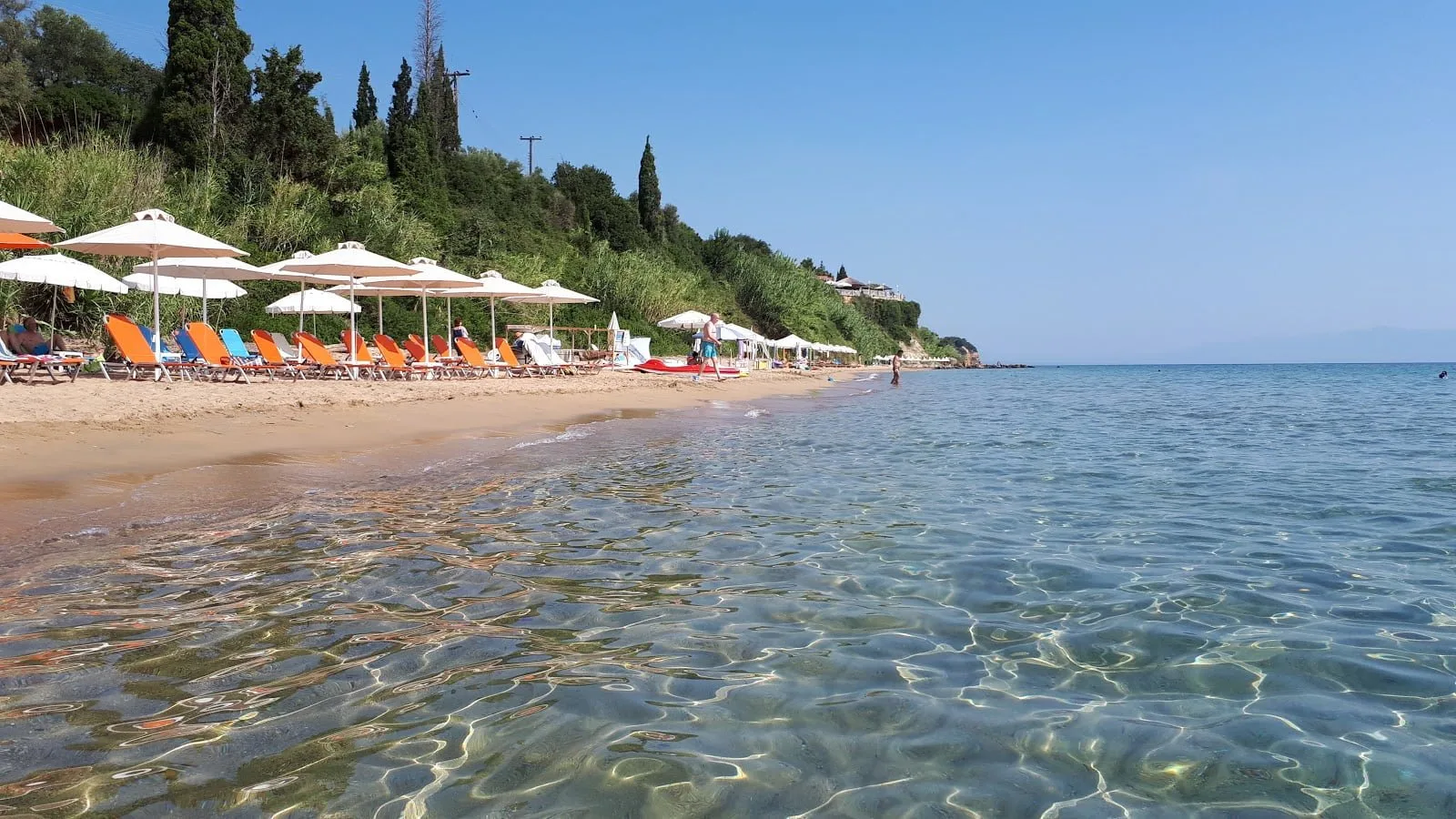 Peroulia watersports scene