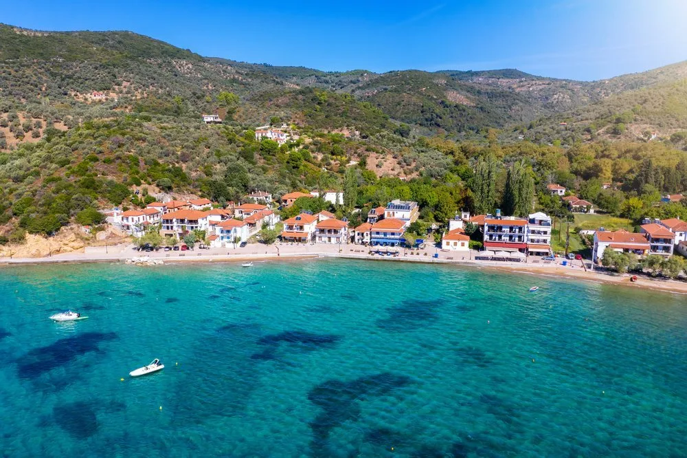 Platanias watersports scene